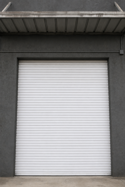 White residential garage door installation service in North Shore Illinois